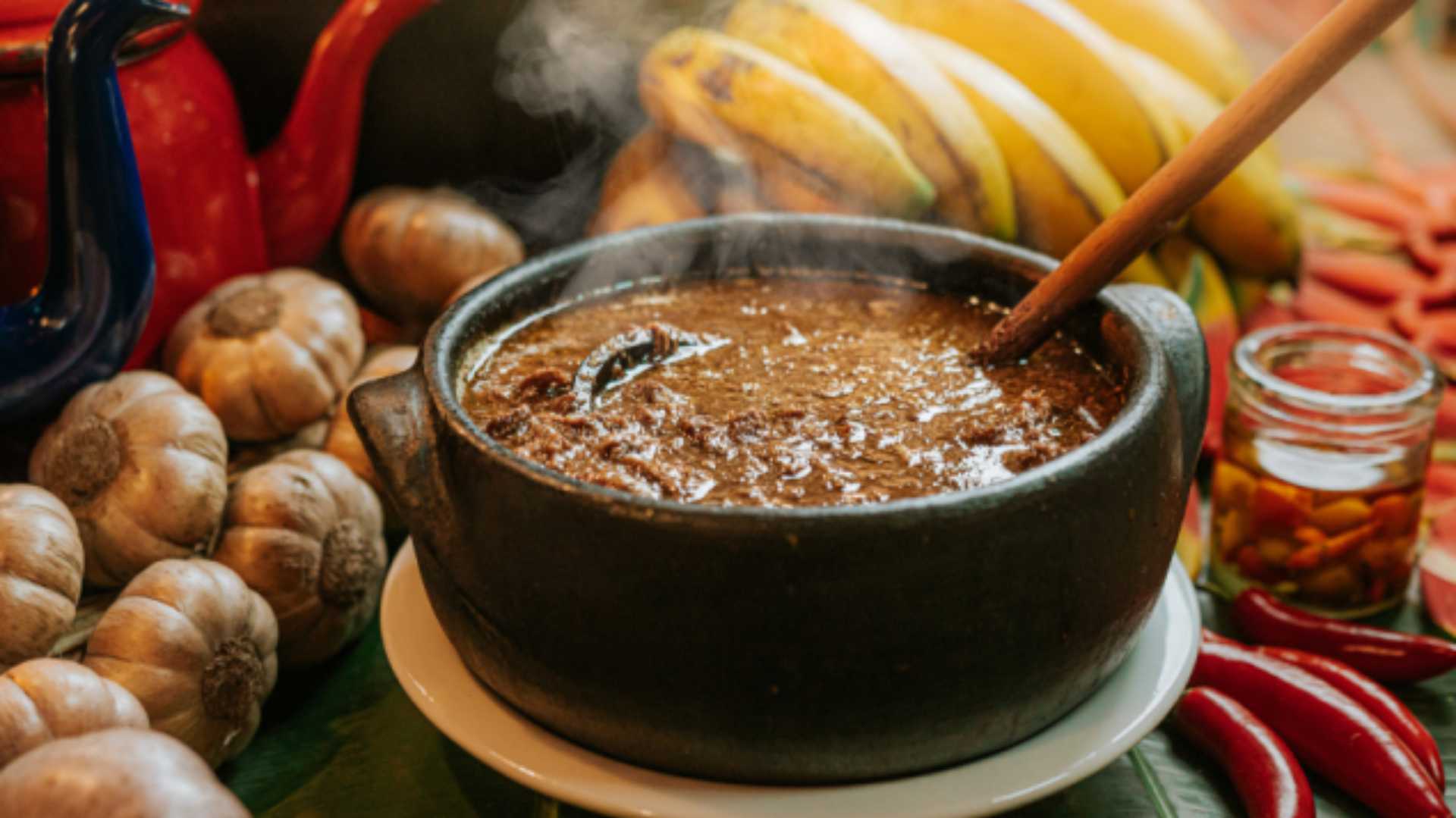 Barreado com Canjiquinha cremosa e Agrião