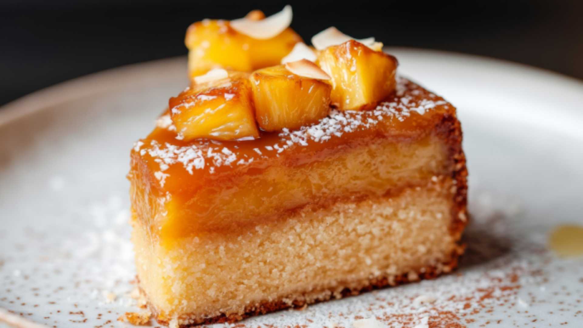 Bolo de casca de Abacaxi