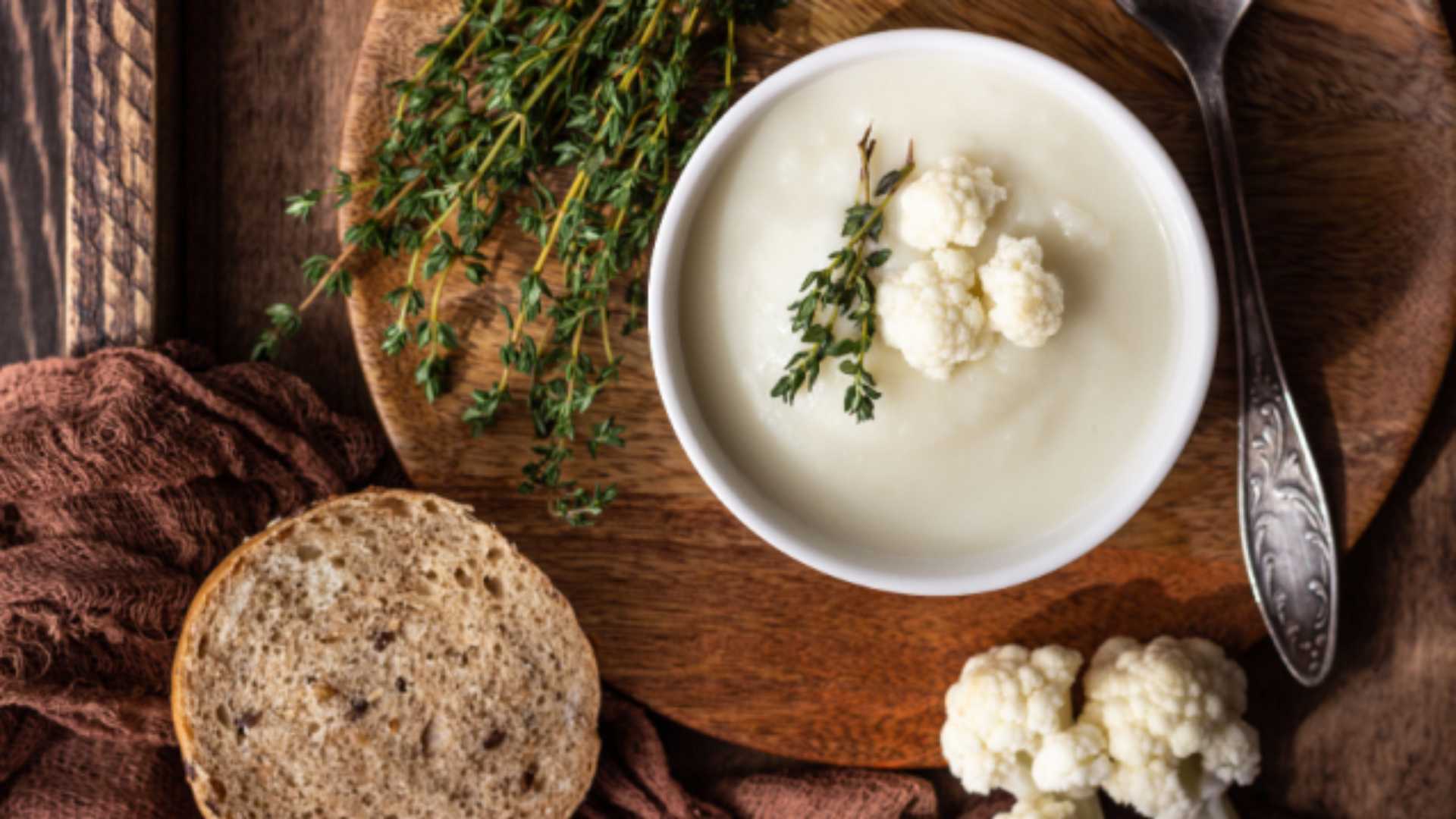 Molho branco (Bechamel) de couve-flor